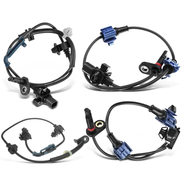 4 Pcs Front & Rear ABS Wheel Speed Sensor for 2007-2008 2010-2011 Honda CR-V