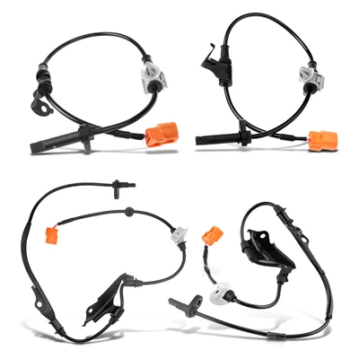 4 Pcs Front & Rear ABS Wheel Speed Sensor