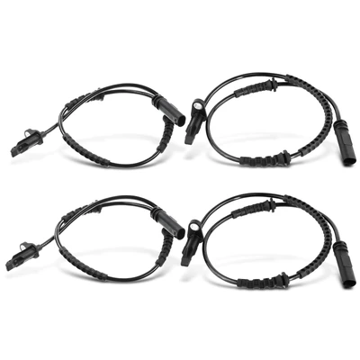 4 Pcs Front & Rear ABS Wheel Speed Sensor