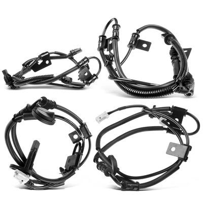 4 Pcs Front & Rear ABS Wheel Speed Sensor