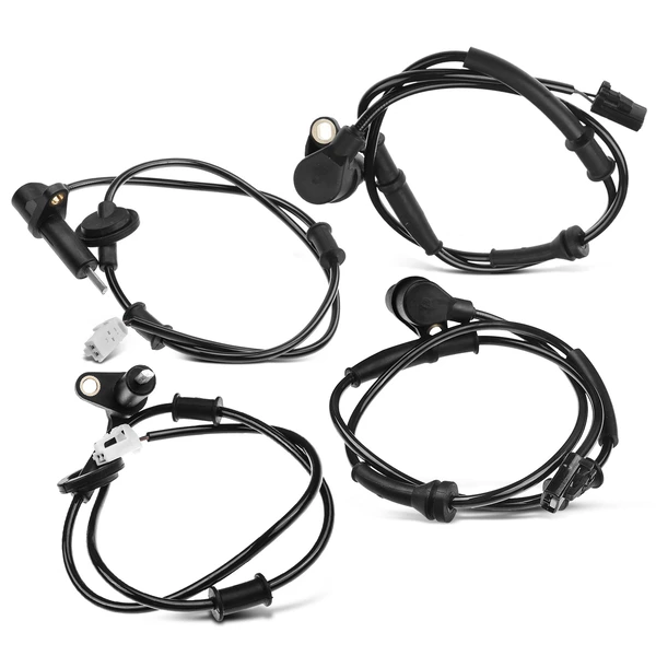 4 Pcs Front & Rear ABS Wheel Speed Sensor for Hyundai Accent 2000-2005 L4 1.5L 1.6L