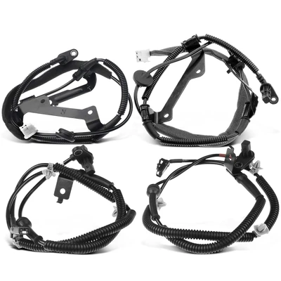 4 Pcs Front & Rear ABS Wheel Speed Sensor