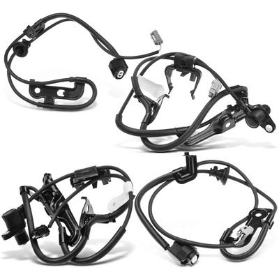 4 Pcs Front & Rear ABS Wheel Speed Sensor