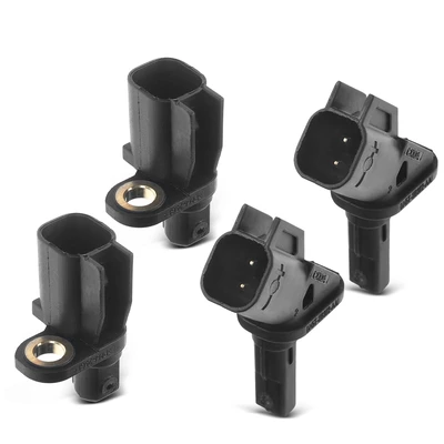 4 Pcs Front & Rear ABS Wheel Speed Sensor