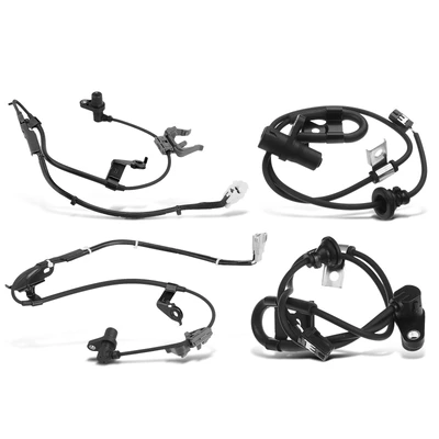 4 Pcs Front & Rear ABS Wheel Speed Sensor