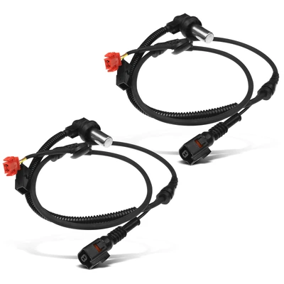 2 Pcs Front ABS Wheel Speed Sensor