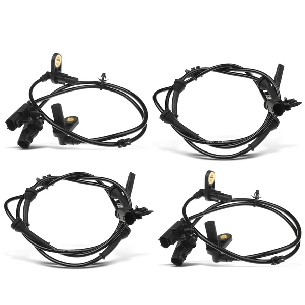 4 Pcs Front & Rear ABS Wheel Speed Sensor for 2012-2013 INFINITI G37