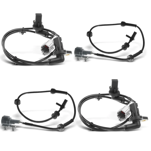 4 Pcs Front & Rear ABS Wheel Speed Sensor for Nissan Pathfinder 2005-2007 2009-2012