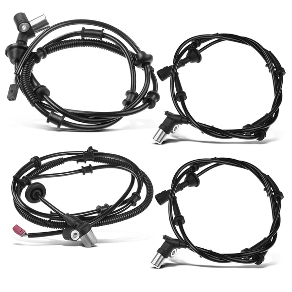 4 Pcs Front & Rear ABS Wheel Speed Sensor for 1994-2001 Jeep Cherokee
