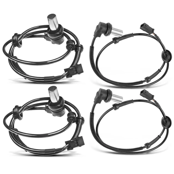 4 Pcs Front & Rear ABS Wheel Speed Sensor for 1996 Audi A4 Quattro