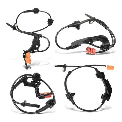 4 Pcs Front & Rear ABS Wheel Speed Sensor