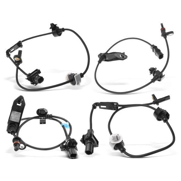 4 Pcs Front & Rear ABS Wheel Speed Sensor for Honda Civic 2007-2011 2 Pins