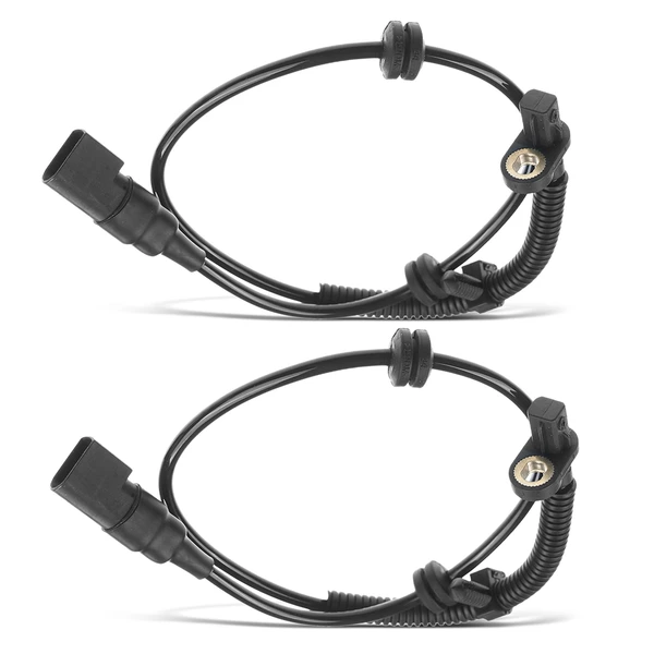 2 Pcs Rear ABS Wheel Speed Sensor for 2000-2007 Ford Focus