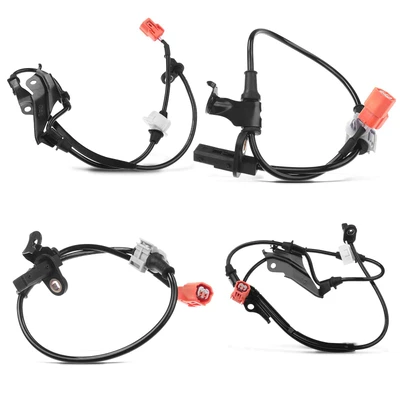 4 Pcs Front & Rear ABS Wheel Speed Sensor