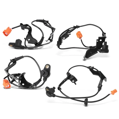 4 Pcs Front & Rear ABS Wheel Speed Sensor
