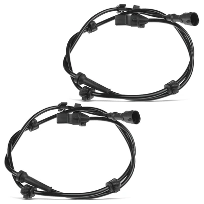 2 Pcs Rear ABS Wheel Speed Sensor