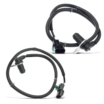 2 Pcs Rear ABS Wheel Speed Sensor