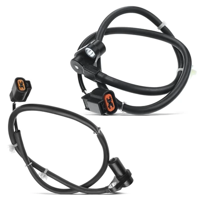 2 Pcs Rear ABS Wheel Speed Sensor