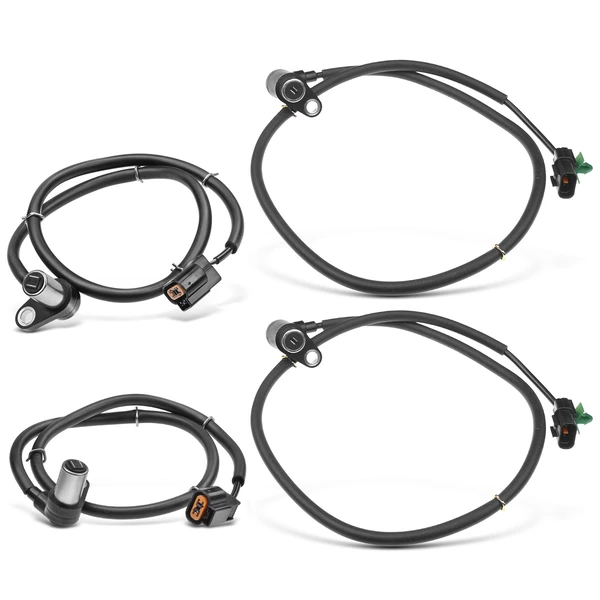 4 Pcs Front & Rear ABS Wheel Speed Sensor for Mitsubishi Montero Sport 1998-1999
