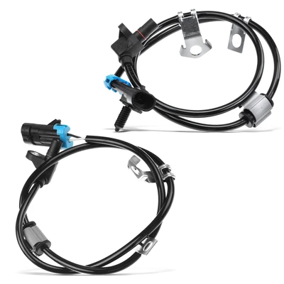 2 Pcs Front ABS Wheel Speed Sensor