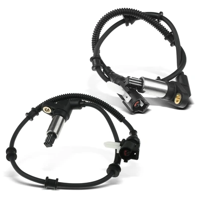 2 Pcs Front ABS Wheel Speed Sensor