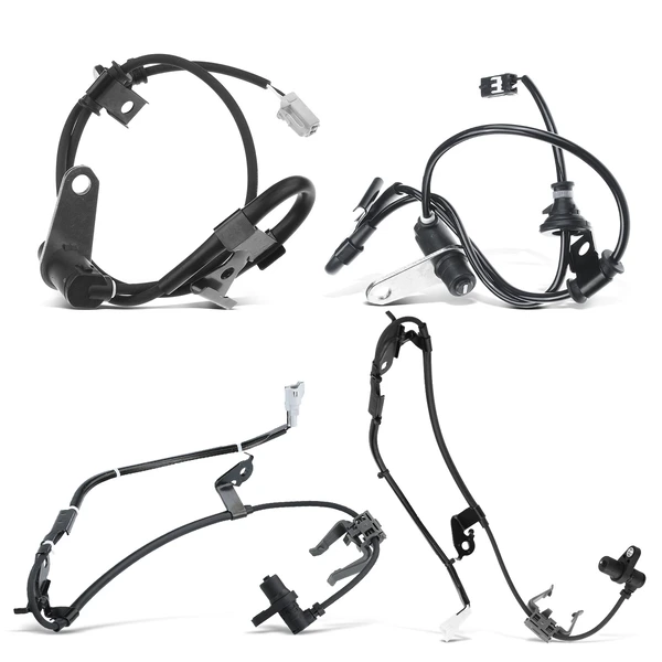4 Pcs Front & Rear ABS Wheel Speed Sensor for Toyota Highlander 2001-2003 AWD