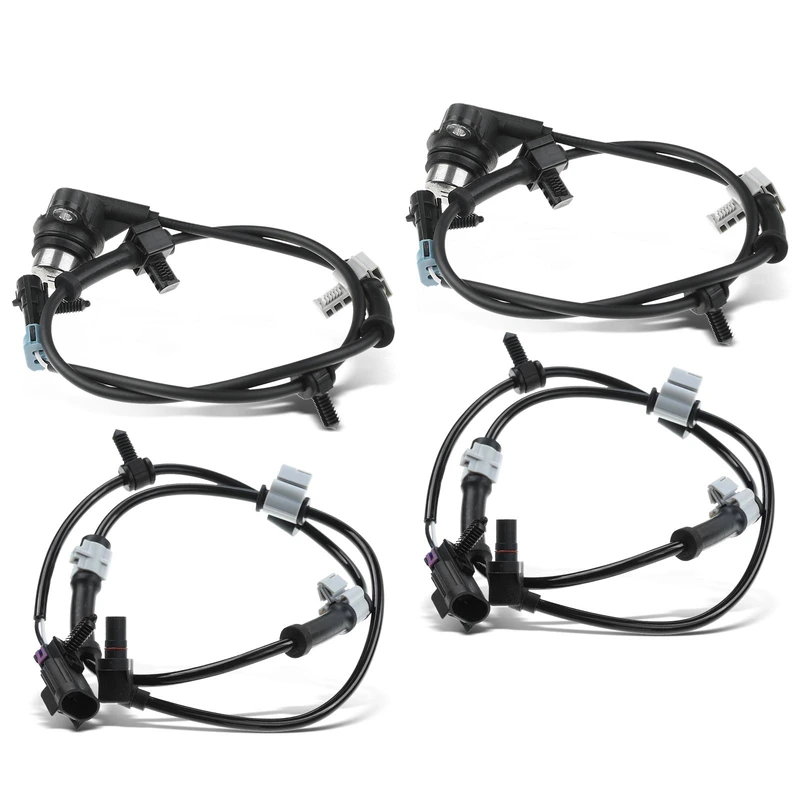 4 Pcs Front & Rear ABS Wheel Speed Sensor for Chevrolet Trailblazer GMC Envoy Buick