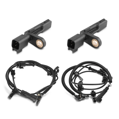 4 Pcs Front & Rear ABS Wheel Speed Sensor