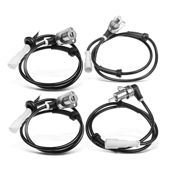 4 Pcs Front & Rear ABS Wheel Speed Sensor for 1986-1987 BMW 325es