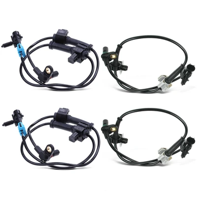 4 Pcs Front & Rear ABS Wheel Speed Sensor