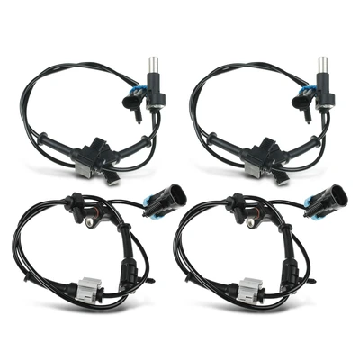 4 Pcs Front & Rear ABS Wheel Speed Sensor
