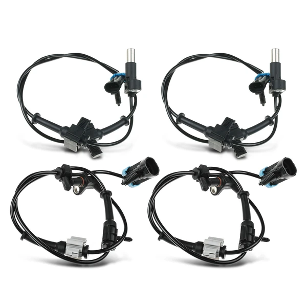 4 Pcs Front & Rear ABS Wheel Speed Sensor for Chevy Suburban 2500 GMC Yukon XL 2500