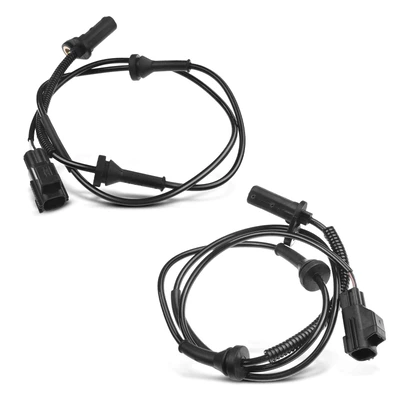 2 Pcs Front ABS Wheel Speed Sensor