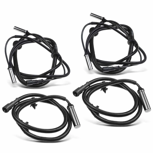 4 Pcs Front & Rear ABS Wheel Speed Sensor for Land Rover Discovery Defender 110
