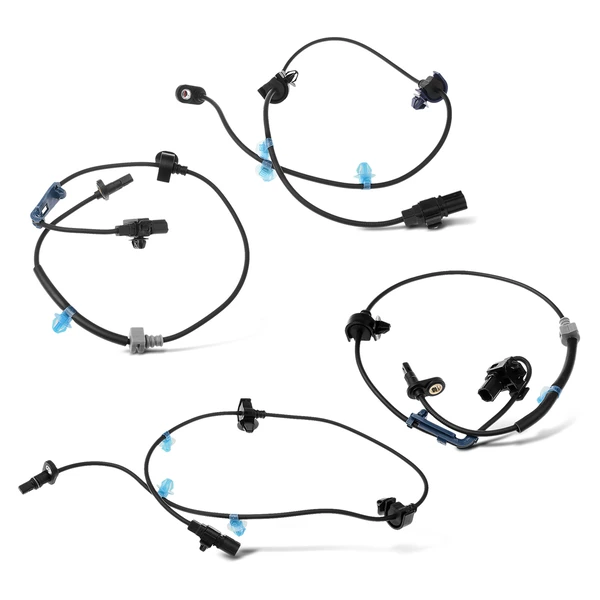 4 Pcs Front & Rear ABS Wheel Speed Sensor for 2007-2012 Acura RDX