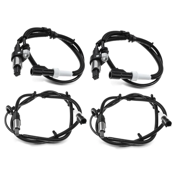 4 Pcs Front & Rear ABS Wheel Speed Sensor for Ford Crown Victoria Lincoln Town Car Mercury 98-00