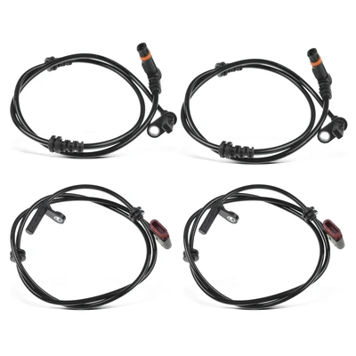 4 Pcs Front & Rear ABS Wheel Speed Sensor