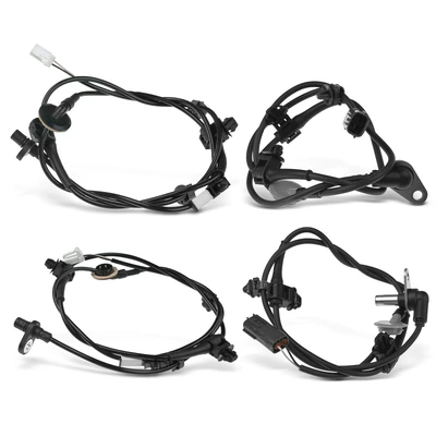4 Pcs Front & Rear ABS Wheel Speed Sensor