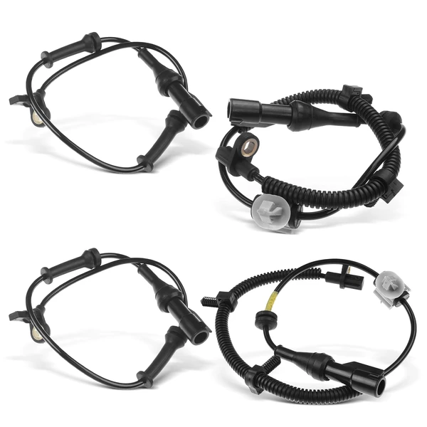 4 Pcs Front & Rear ABS Wheel Speed Sensor for 2008-2011 Ford Focus