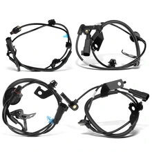 4 Pcs Front & Rear ABS Wheel Speed Sensor