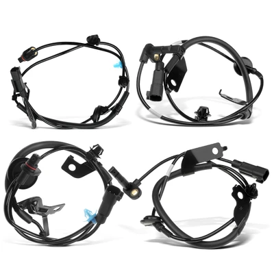 4 Pcs Front & Rear ABS Wheel Speed Sensor