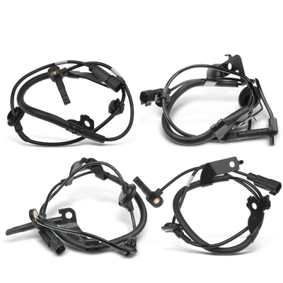 4 Pcs Front & Rear ABS Wheel Speed Sensor