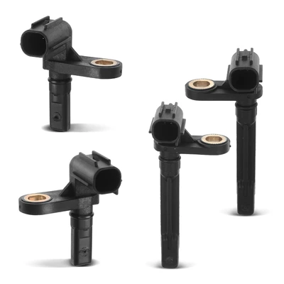 4 Pcs Front & Rear ABS Wheel Speed Sensor