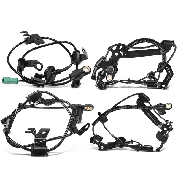 4 Pcs Front & Rear ABS Wheel Speed Sensor for Ford Escape 01-03 Mazda Tribute 01-04