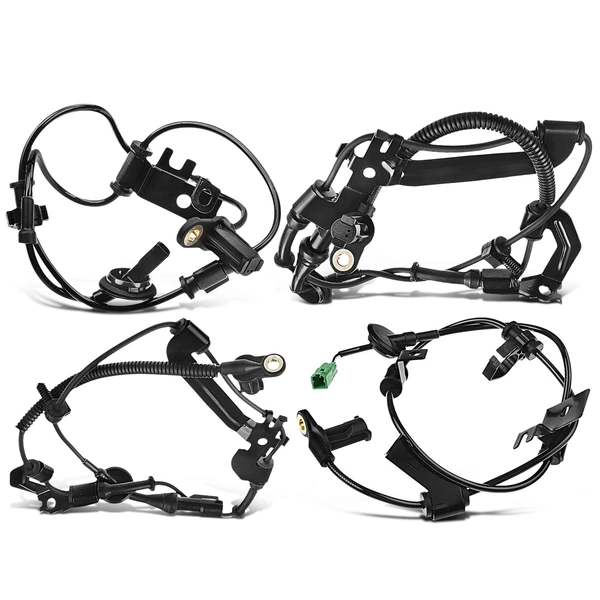 4 Pcs Front & Rear ABS Wheel Speed Sensor for 2004-2008 Ford Escape