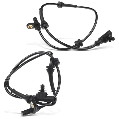 2 Pcs Rear ABS Wheel Speed Sensor