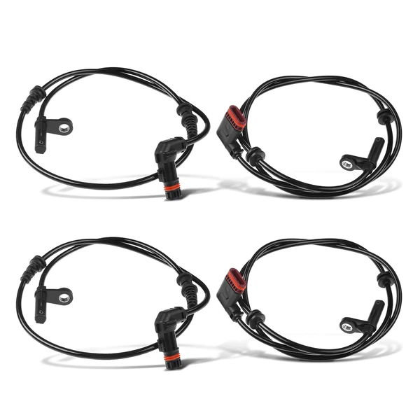 4 Pcs Front & Rear ABS Wheel Speed Sensor for Mercedes-Benz C63 AMG 2008-2011