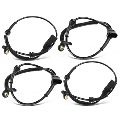 4 Pcs Front & Rear ABS Wheel Speed Sensor