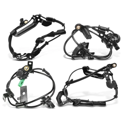 4 Pcs Front & Rear ABS Wheel Speed Sensor