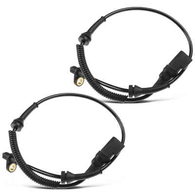 2 Pcs Rear ABS Wheel Speed Sensor